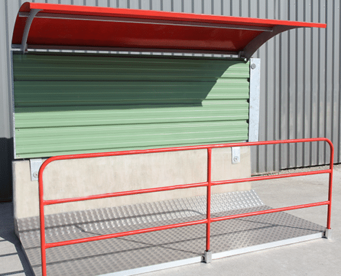 Barrière de sécurité KLOSTAB - Passage couvert