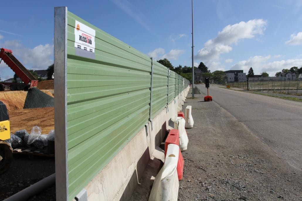 Nouveau chantier avec la barrière KLOSTAB - Région de Nantes