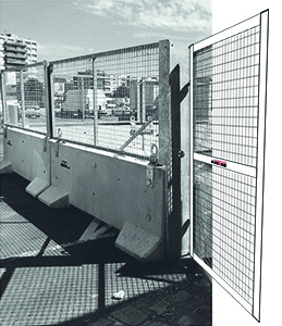 KLOSTAB - Portillon d'accès - Barrières en béton pour la sécurité de vos périmètres, chantiers BTP, évènements, collectivités