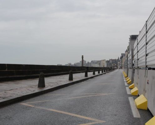 Barrières de sécurité pour la mairie de Saint Malo en Bretagne